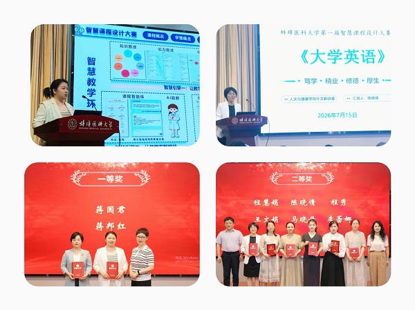 新医科人文与健康课程思政创新引领基地教师在学校第一届智慧课程设计大赛中荣获佳绩